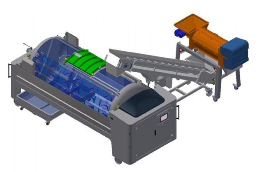 Układ maszyn w 40-hektarowej winnicy w woj. opolskim Układ maszyn w 40-hektarowej winnicy w woj. opolskim