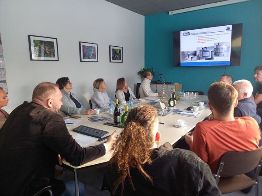 Spotkanie ze studentami enologii UJ. Spotkanie ze studentami enologii UJ.