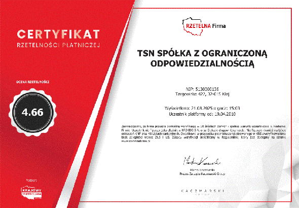 TSN Rzetelna Firma TSN Rzetelna Firma